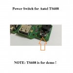 Power Switch Button Replacement For Autel MaxiTPMS TS608